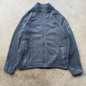 Arc'teryx Covert Full Zip Navy Blue Fleece Jacket Outdoors Hiking Designer